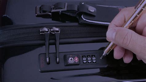 tumi luggage lock set combination.